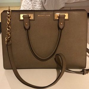 Michael Kors Beige Satchel
